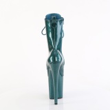 Groen glitter 20 cm dames high heels boots plateau