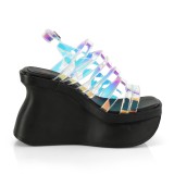 Hologram 11,5 cm DemoniaCult PACE-33 lolita platform sandals