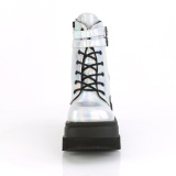 Hologram 11,5 cm SHAKER-52 cyberpunk platform ankle boots