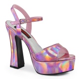 Hologram 13 cm DOLLY-09 platform demonia chunky high heels shoes