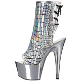 Hologram 18 cm ADORE-1018HG dames enkellaarsjes met plateauzool