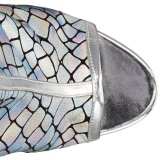Hologram 18 cm ADORE-1018HG dames enkellaarsjes met plateauzool