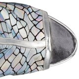 Hologram 18 cm ADORE-1018HG dames enkellaarsjes met plateauzool