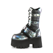Hologram 9 cm ASHES-120 cyberpunk platform chunky boots