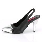Kunstleer 10 cm DREAM-405 slingback pumps - travestie schoenen