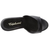 Kunstleer 12 cm FLAIR-401-2 Hoge Dames Slippers