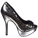 Kunstleer 13,5 cm PIXIE-18 pumps schoenen open teen