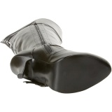 Kunstleer 13 cm DIVA-3006X stretch wijde schacht overknee laarzen brede schacht