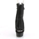 Kunstleer 15 cm DELIGHT-1018 plateau dames enkellaarsjes