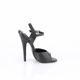 Kunstleer 15 cm DOMINA-109 sandalen met naaldhak