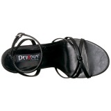 Kunstleer 15 cm Devious DOMINA-108 sandalen met naaldhak