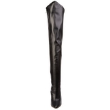 Kunstleer 16 cm DAGGER-3060 fetish overknee laarzen