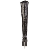 Kunstleer 16 cm DAGGER-3060 fetish overknee laarzen