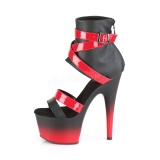 Kunstleer 18 cm ADORE-700-15 pleaser sandalen met plateau
