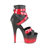 Kunstleer 18 cm ADORE-700-15 pleaser sandalen met plateau
