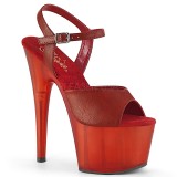Kunstleer 18 cm ADORE-709T pleaser sandalen met plateau