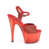 Kunstleer 18 cm ADORE-709T pleaser sandalen met plateau