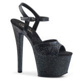 Kunstleer 18 cm Pleaser SKY-309MMG glitter schoenen met hakken