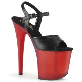 Kunstleer 20 cm FLAMINGO-809T pleaser schoenen met hoge hakken