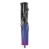 Kunstleer 23 cm INFINITY-1020BP pleaser enkellaarzen met plateau