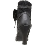 Kunstleer 9,5 cm DEMONIA GLAM-200 lolita gothic enkellaarzen