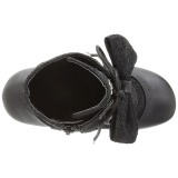 Kunstleer 9,5 cm DEMONIA GLAM-200 lolita gothic enkellaarzen