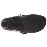 Kunstleer 9,5 cm DEMONIA GLAM-200 lolita gothic enkellaarzen