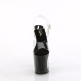 LED gloeilamp plateau 19 cm CIRCLE-708LT transparante hakken - pole dance high heels