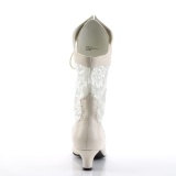 Lace fabric cream 5 cm DAME-115 Victorian ankle boots vintage