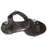 Lakleer 13 cm Pleaser AMUSE-10 sandalen met naaldhak