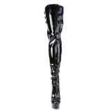 Lakleer 15 cm DELIGHT-3055 Pleaser Overknee Laarzen