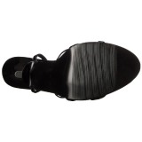 Lakleer 15 cm DOMINA-108 fetish schoenen met naaldhak