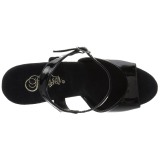 Lakleer 15 cm Pleaser DELIGHT-609MG glitter schoenen met hakken