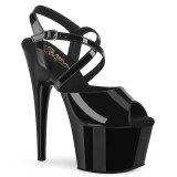 Lakleer 18 cm ADORE-724 kinky party schoenen met hakjes