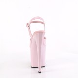 Lakleer 19 cm ENCHANT-709 roze pleaser schoenen met hoge hakken