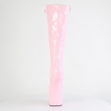 Lakleer 20 cm CRAZE-2023 Heelless plateau pony laarzen roze