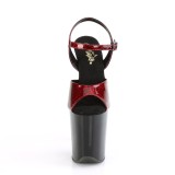 Lakleer 20 cm FLAMINGO-809SP pleaser hoge hakken met plateau