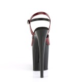Lakleer 20 cm FLAMINGO-809SP pleaser hoge hakken met plateau