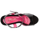 Lakleer 20 cm XTREME-809TT Sandalen met Neon Plateau