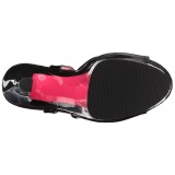 Lakleer 20 cm XTREME-809TT Sandalen met Neon Plateau