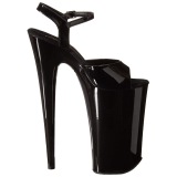 Lakleer 25,5 cm BEYOND-009 super hoge hakken - extreem high heels plateau