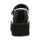 Lakleer 6 cm SPRITE-01 emo maryjane schoenen met gesp