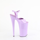 Lakleer paarse 25,5 cm BEYOND-009 super hoge hakken - extreem high heels plateau