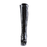 Lakleer veterlaarzen 16 cm DOMINA-2020 fetish stiletto high heels veterlaarzen