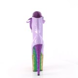 Lavendel 20 cm FLAMINGO-1020HG glitter exotic hakken - pole dance enkellaarsjes