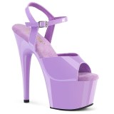 Lavendel plateau 18 cm ADORE-709 pleaser hoge hakken