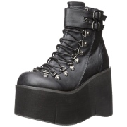 Leatherette 11,5 cm KERA-21 lolita ankle boots wedge platform