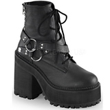 Leatherette 12 cm ASSAULT-101 goth lolita platform ankle boots