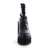 Leatherette 12 cm ASSAULT-101 goth lolita platform ankle boots