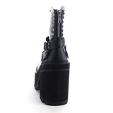 Leatherette 12 cm ASSAULT-101 goth lolita platform ankle boots